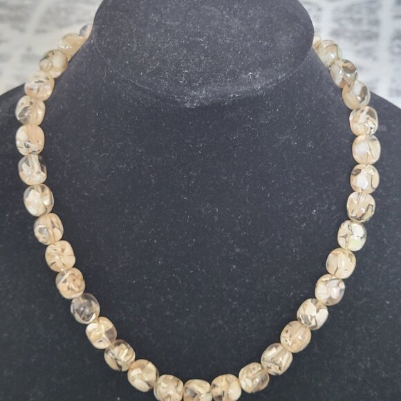 **Exclusive Offer: Dendritic Agate Necklace - Spiritual Connection and Abundance - Picture 1 of 13